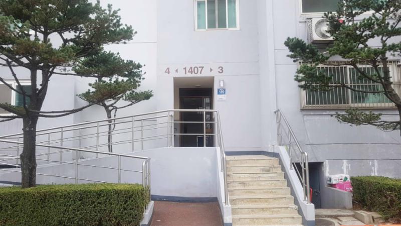 목동신시가지14단지 1층 공동현관이에요