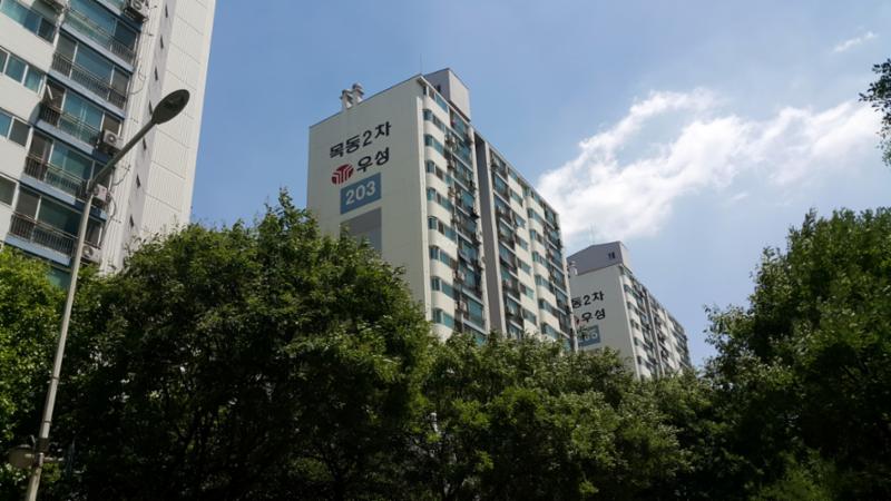 동간 거리가 넓어 쾌적한 단지 내 전경이에요