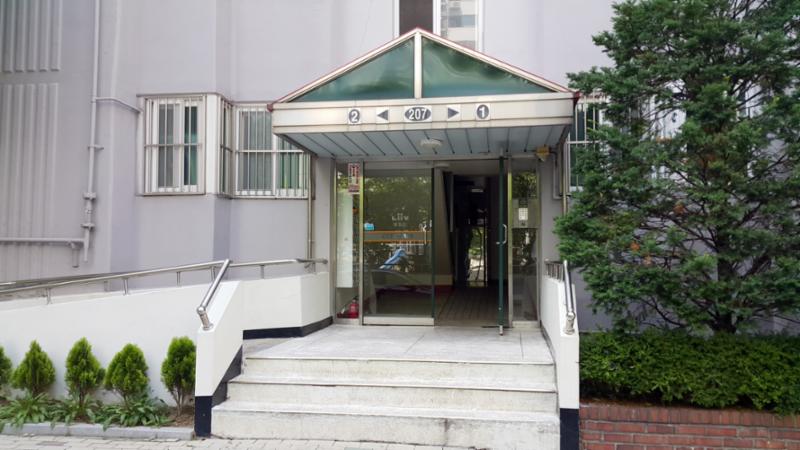 목동우성2차 공동현관이에요