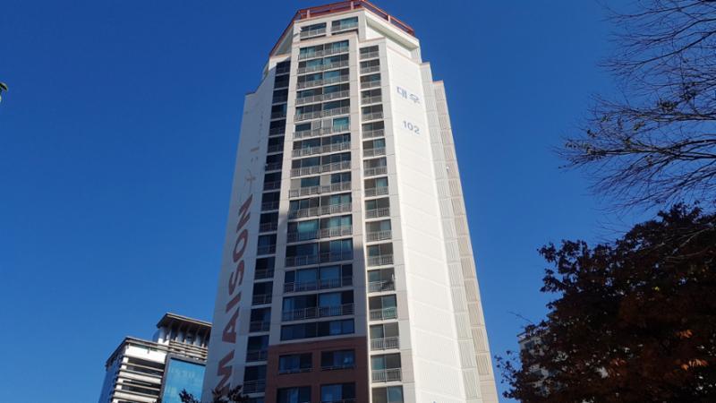 총 536세대, 2개 동으로 구성된 대우 전경이에요
