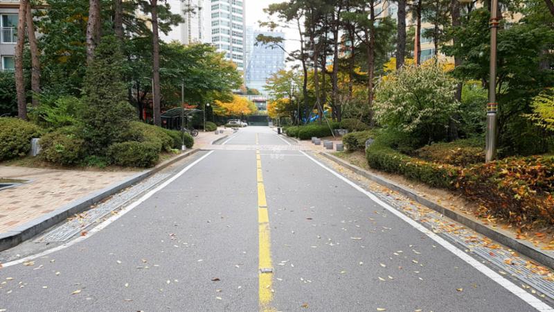 보행로와 차량 통행로가 분리되어 있어 보행자들이 보다 안심하고 통행하실 수 있어요