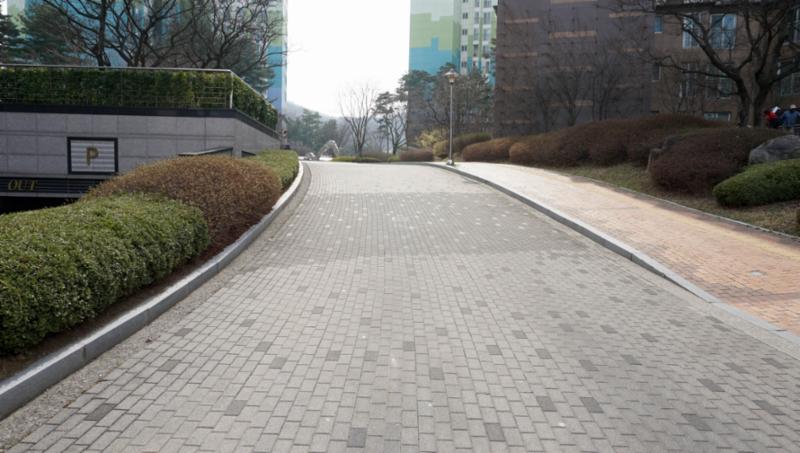 판교원11단지휴먼시아힐스테이트 단지 내 보행로 및 산책로예요
