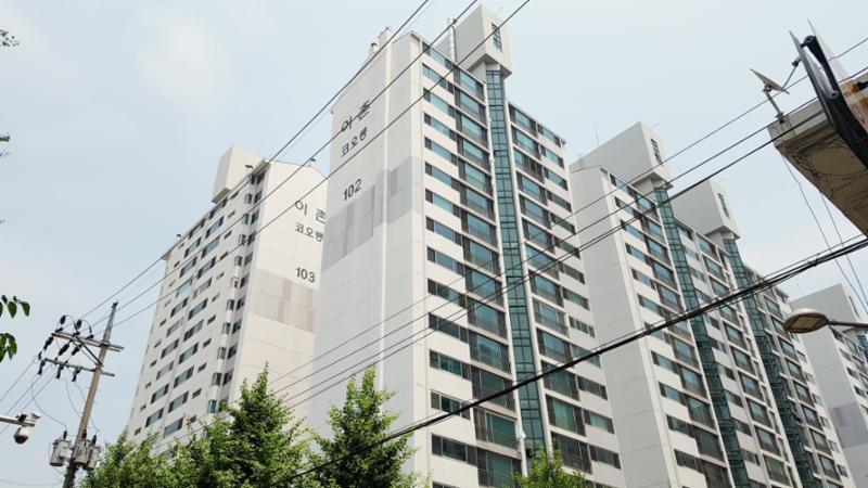 이촌코오롱단지 전경이에요