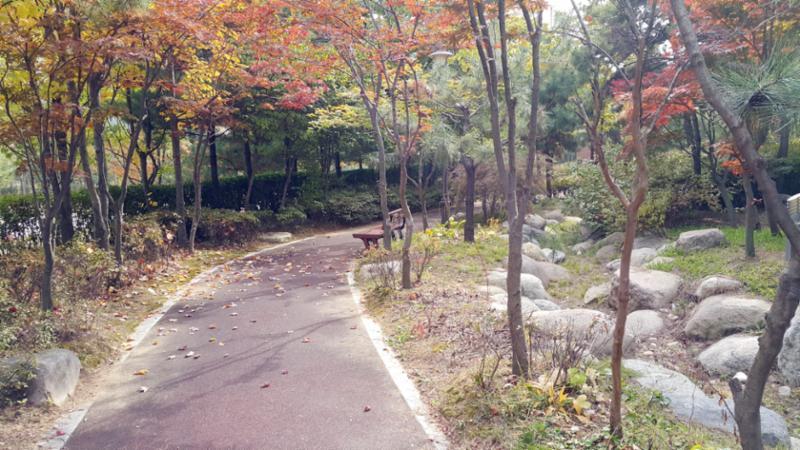 단지 주변과 연결된 산책로구요