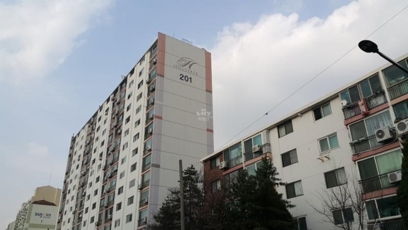안산현대2차 단지전경이에요