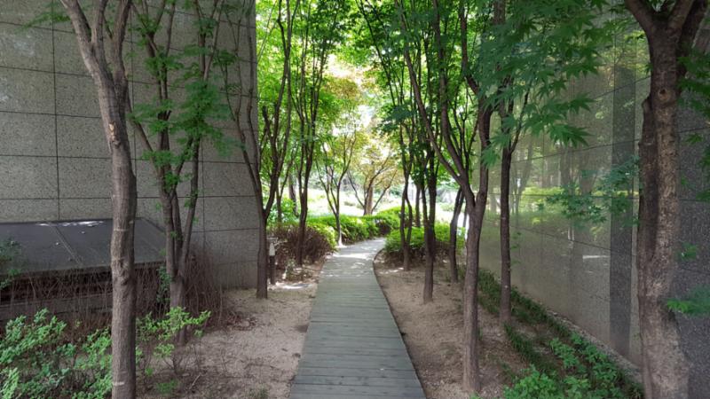 단지 내 산책로에요