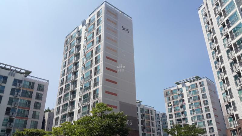 마곡수명산파크5단지 전경 모습이에요