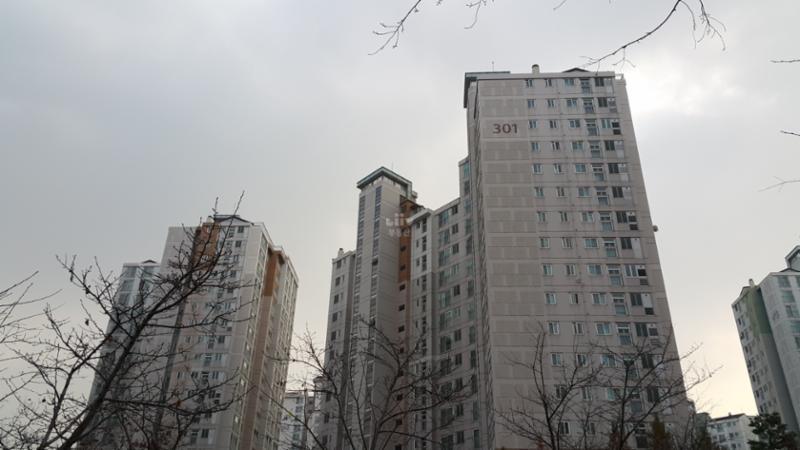 광명역세권휴먼시아3단지전경 모습이에요