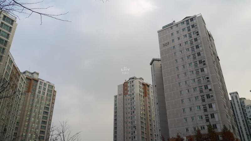 광명역세권휴먼시아3단지 아파트 전경이에요
