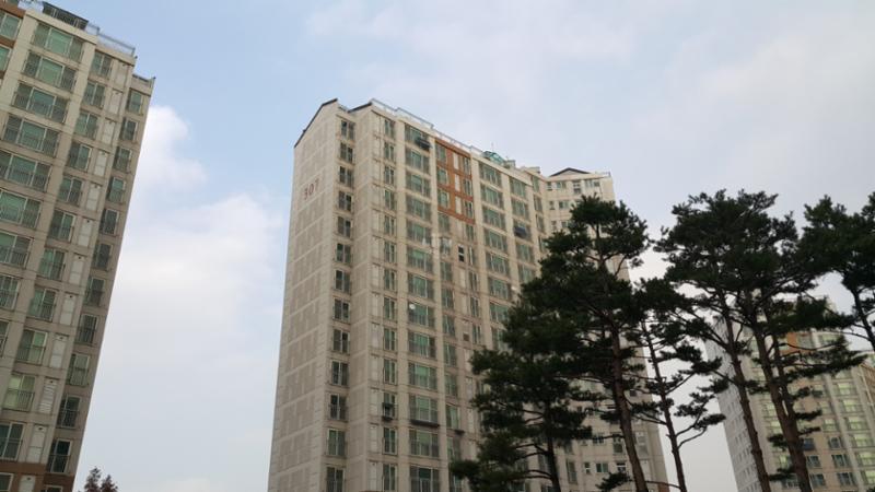 동간 거리가 넓어 쾌적한 단지 내 전경이에요