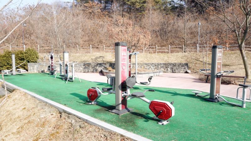 입주민들의 건강을 위한 운동시설이에요