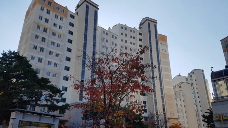 섬마을휴먼시아1단지 전경이에요