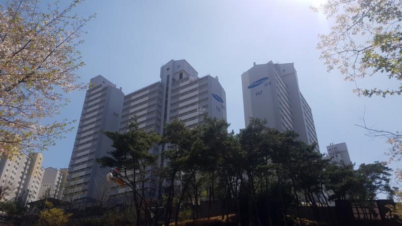 단지 전경 모습이에요