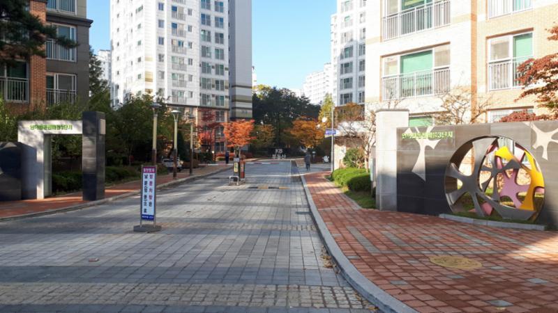 단지후문이에요