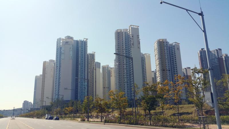 영종힐스테이트 원거리 단지전경 모습이에요
