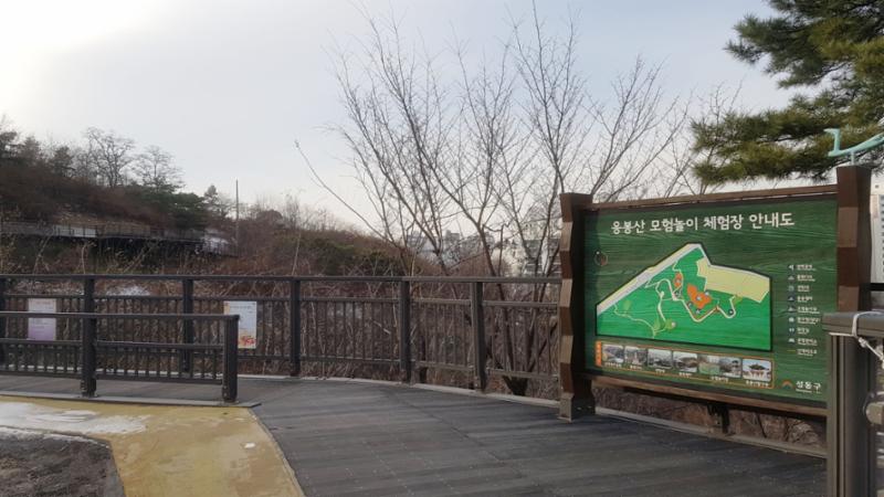 단지 인근에 위치한 응봉산입니다
