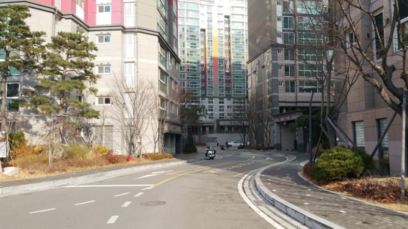 강서힐스테이트 내 도로에요