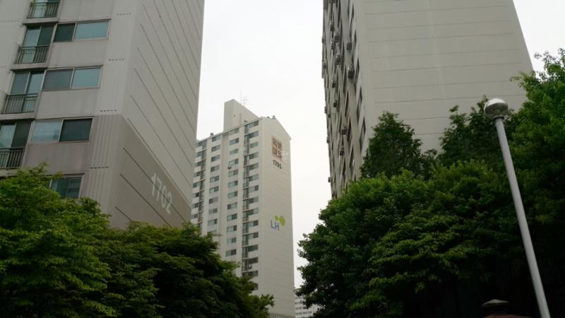 옥빛17단지주공아파트 단지전경 모습이에요