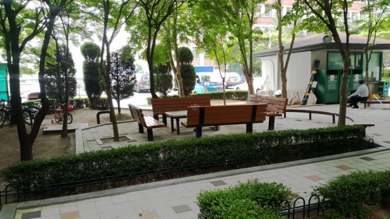 옥빛17단지주공 아파트 쉼터에요