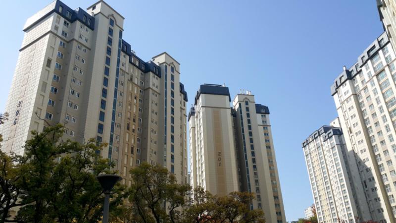 한화유로메트로2단지전경 모습이에요