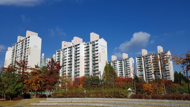 총 830세대, 10개 동으로 이루어딘 주공3단지에요
