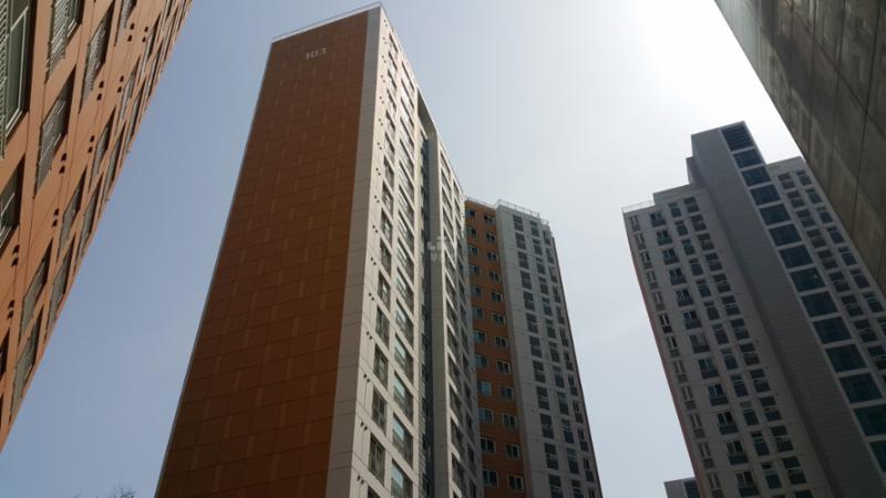e편한세상마포리버파크 단지전경이에요