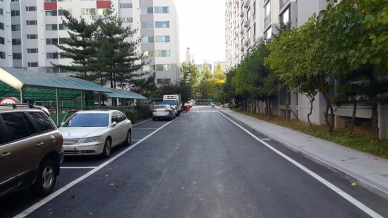 풍년1단지현대  단지 내부 도로에요