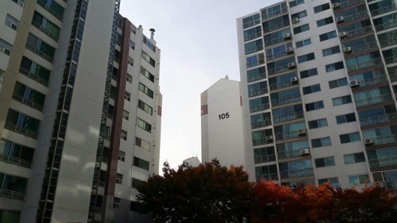 당곡1단지범양아파트 전경이에요