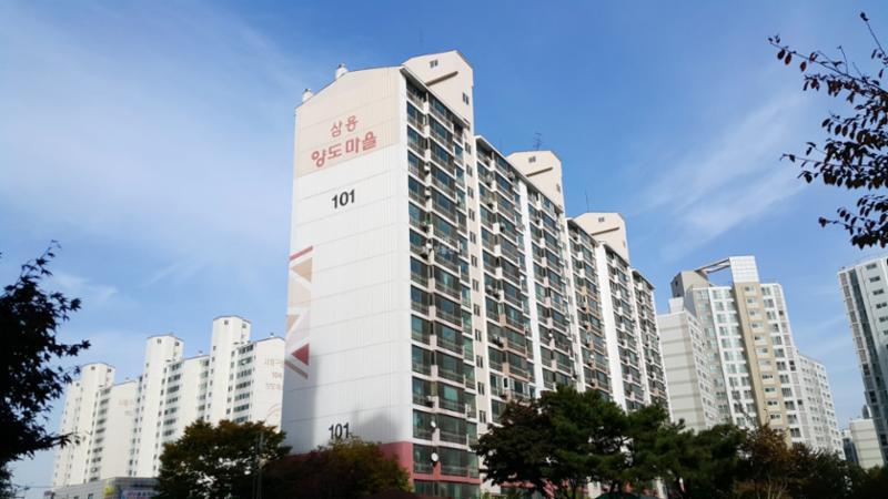 풍무동 삼용아파트 전경이에요