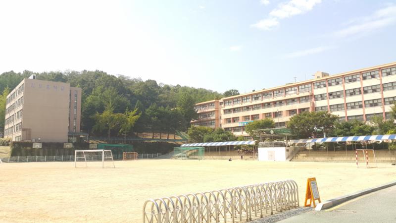 단지 주변에 학교가 위치하여 있습니다