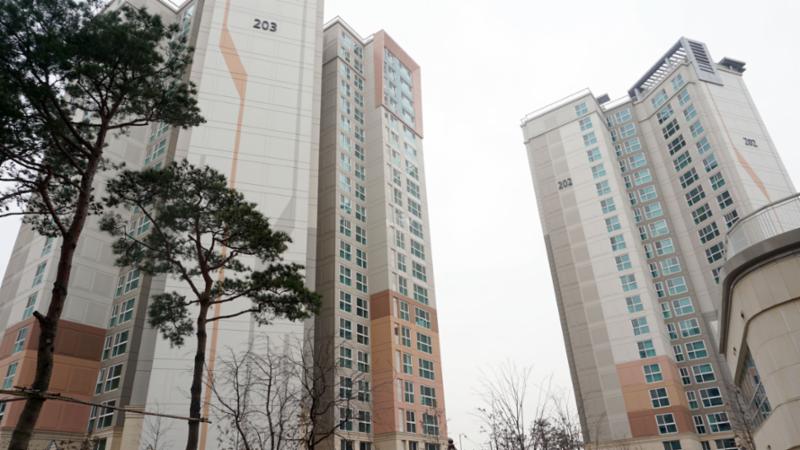 알파리움2단지의 단지 전경이에요