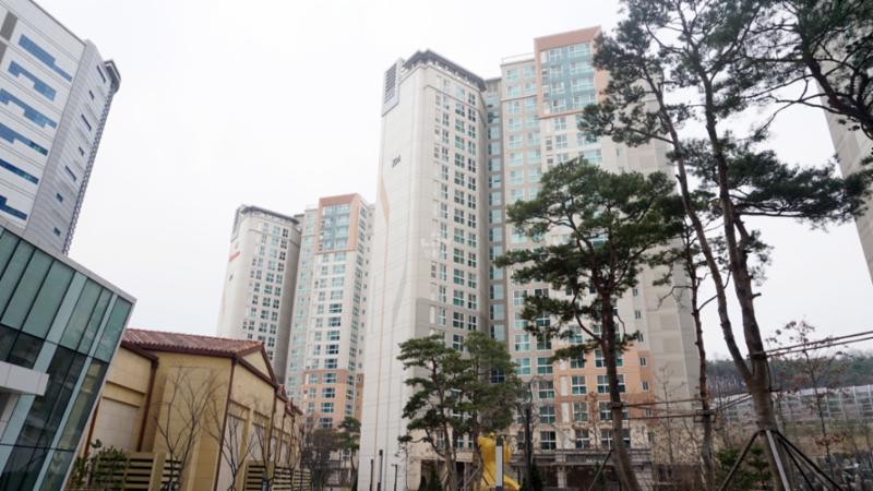 알파리움2단지의 단지 전경이에요