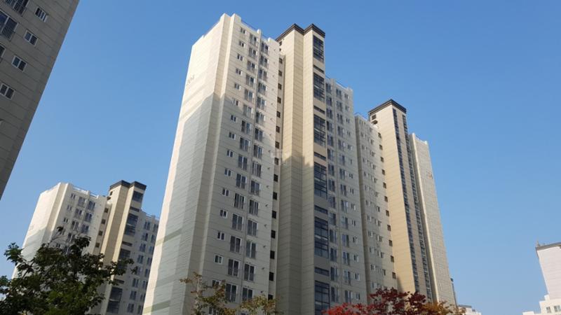 신내우디안2단지 전경이에요