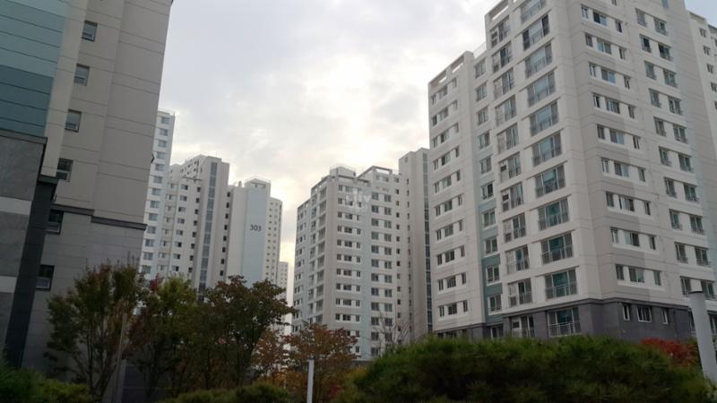 독특하고 개성 있는 구리갈매 한라비발디 외형이에요