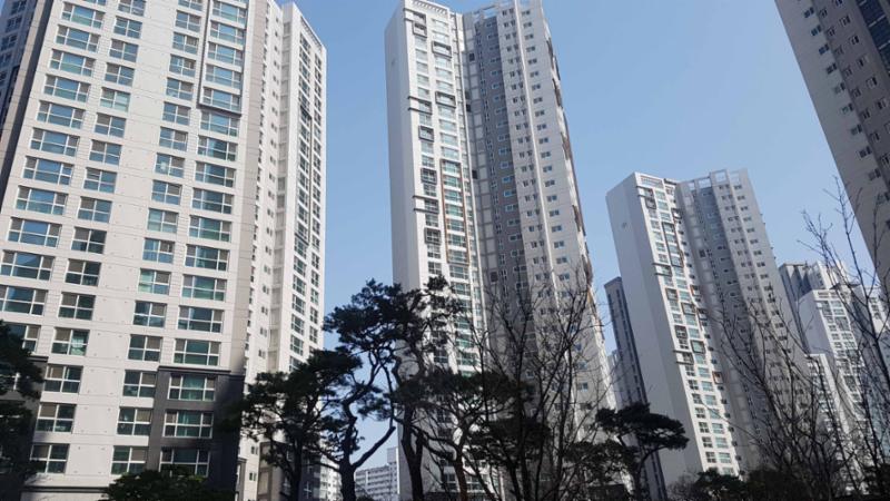 래미안대치팰리스1단지 단지전경이에요
