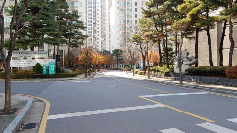 단지와 어울리는 단지내도로 입니다
