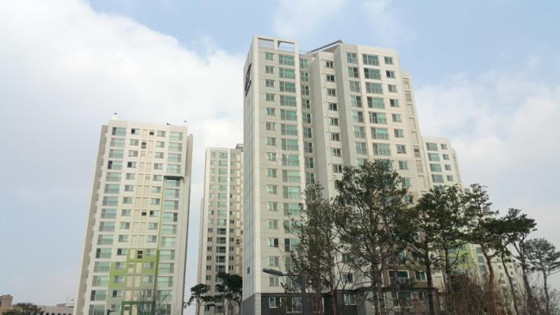 원거리에서 바라본 목동힐스테이트 전경 입니다