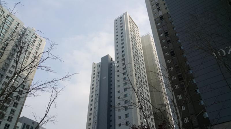 광명역푸르지오의 깔끔하고 세련된 전경 사진이에요
