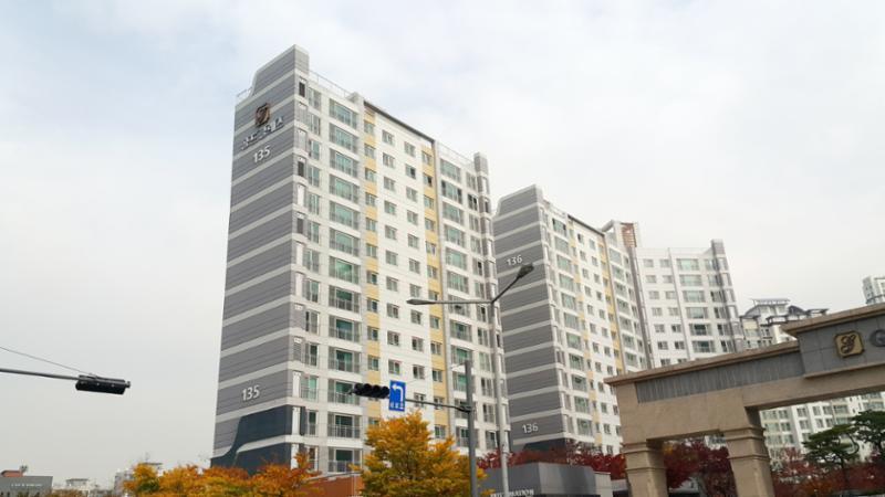 청라골드클래스커낼웨이 전경이에요
