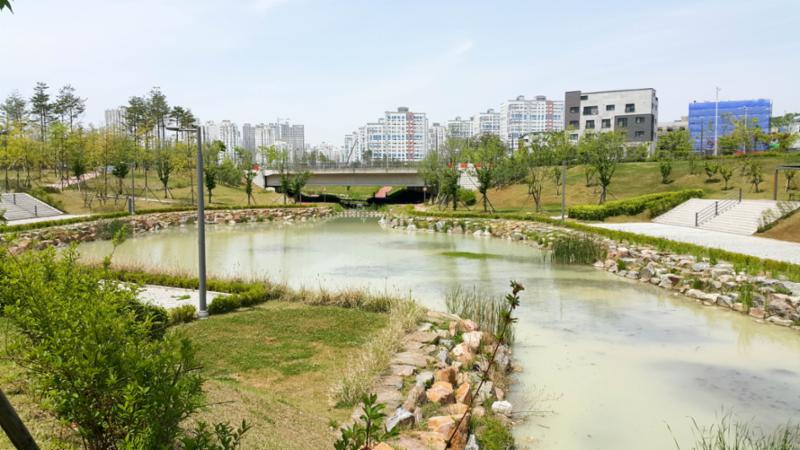 사계절의 풍부한 자연을 느낄 수 있는 은여울공원입니다