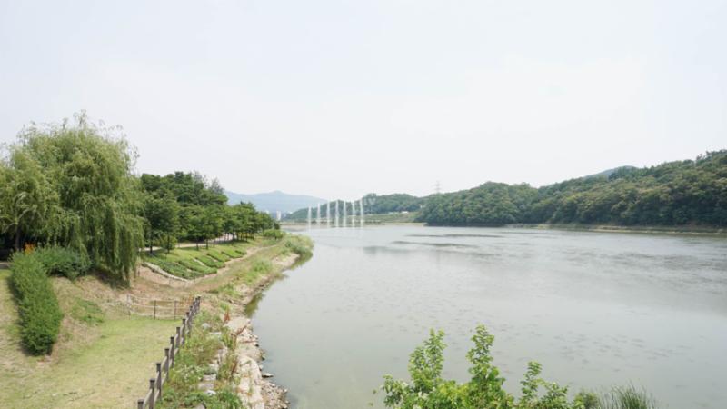 단지 주변에 위치한 중대물빛공원입니다