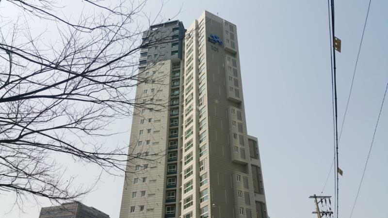 공덕더샵의 단지전경이에요