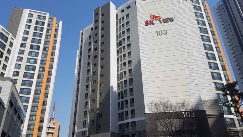 대치SK뷰의 깔끔하고 세련된 전경 사진이에요