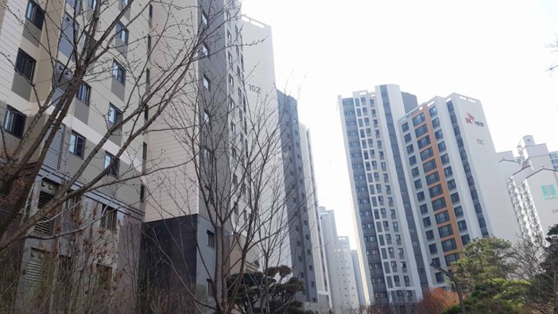 대치SK뷰 단지 전경 사진이에요
