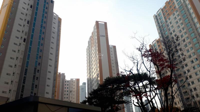 호반베르디움5차 전경이에요