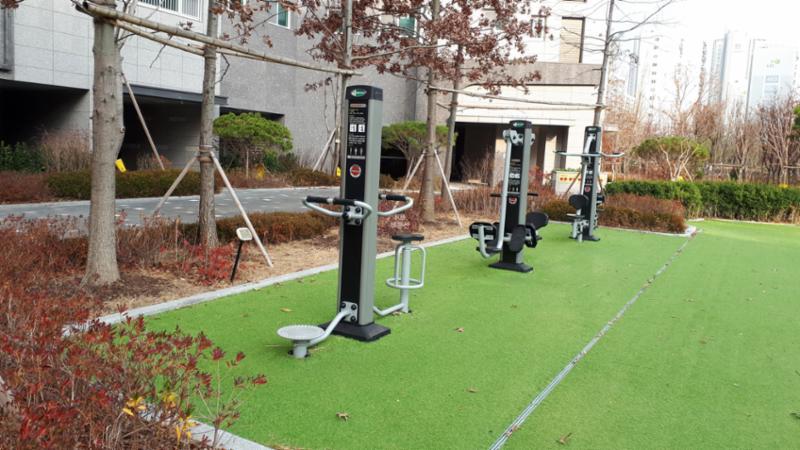 입주민들의 건강을 위한 체육시설이에요