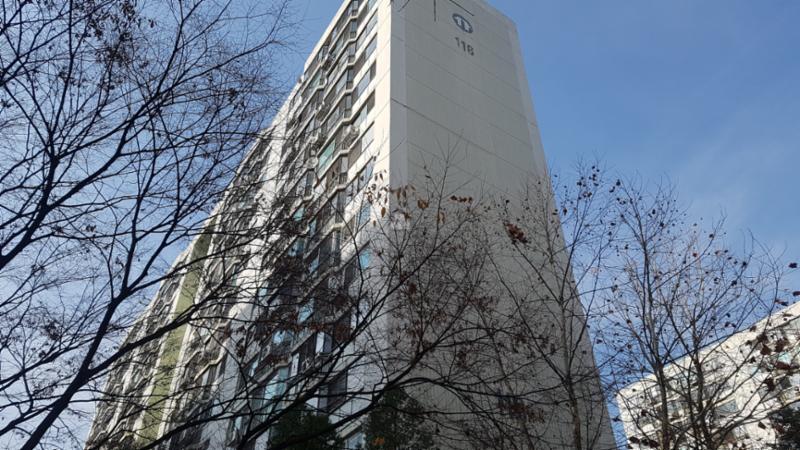 은행주공 아파트 전경 모습이에요