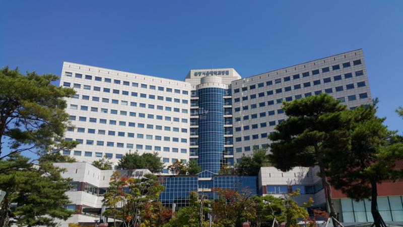 단지 주변에 위치한 분당 서울대병원 입니다