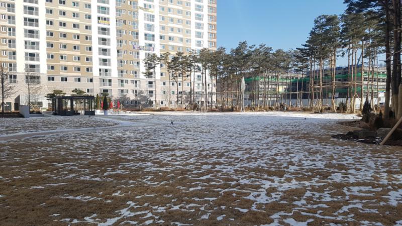 단지 내 중앙에 마련되어 있는 광장이에요