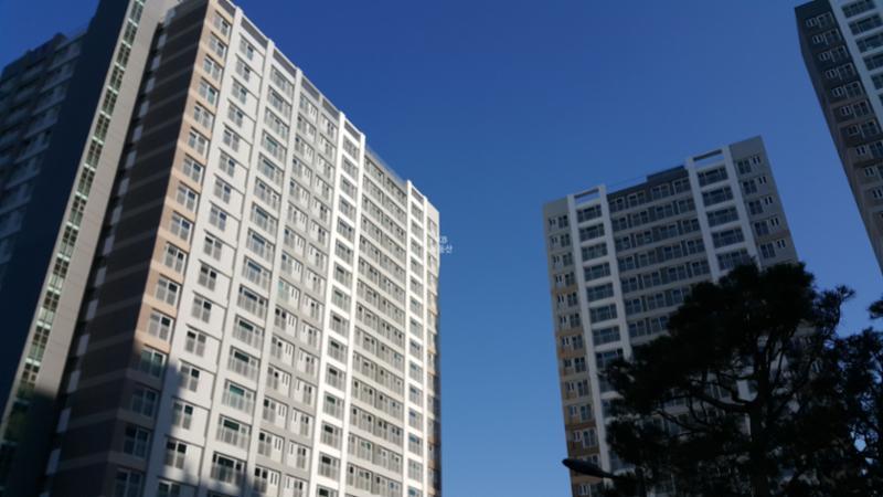 동간 거리가 넓어 쾌적한 단지 내 전경이에요
